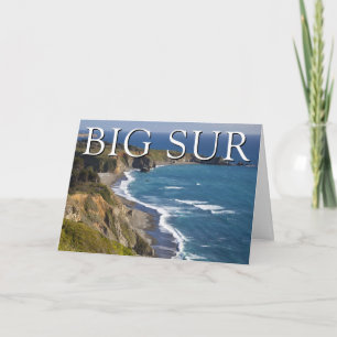 Carte Littoral de Big Sur   Californie   Joyeux Annivers