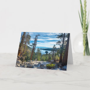 Carte Littoral   Emerald Bay, Lake Tahoe, Californie