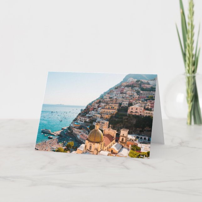 Carte Littoral | Positano Italie, Village de Cliffside (Devant)