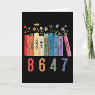 Carte Livre sur l'égalité des droits Fleur 8647 Trump Fé