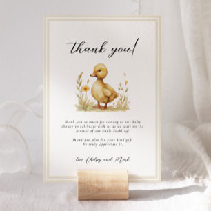 Carte Livres de Baby shower Little Duck pour Baby Card