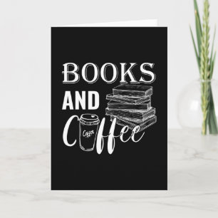 Carte Livres et café Tout ce qu'il faut Livres Amateurs 