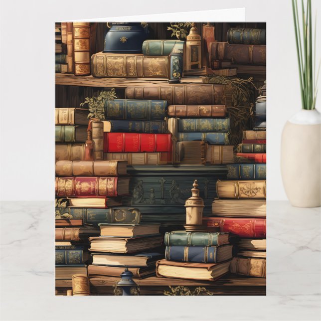 Carte Livres vides dans la bibliothèque (Devant)