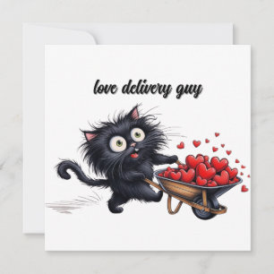 Carte livreur d'amour