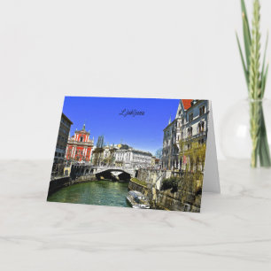 Carte Ljubljana, Slovénie