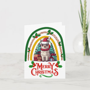 Carte Llama Christmas