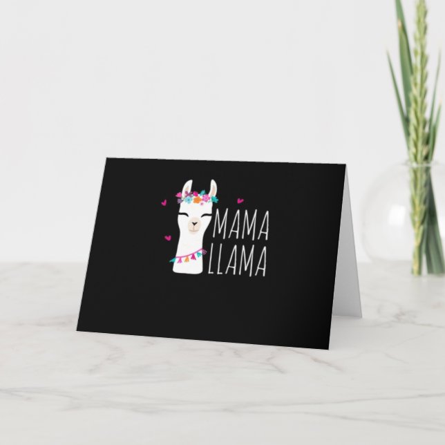 Carte Llama Gift | Mama Llama (Devant)