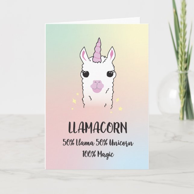 Carte Llamacorn (Devant)