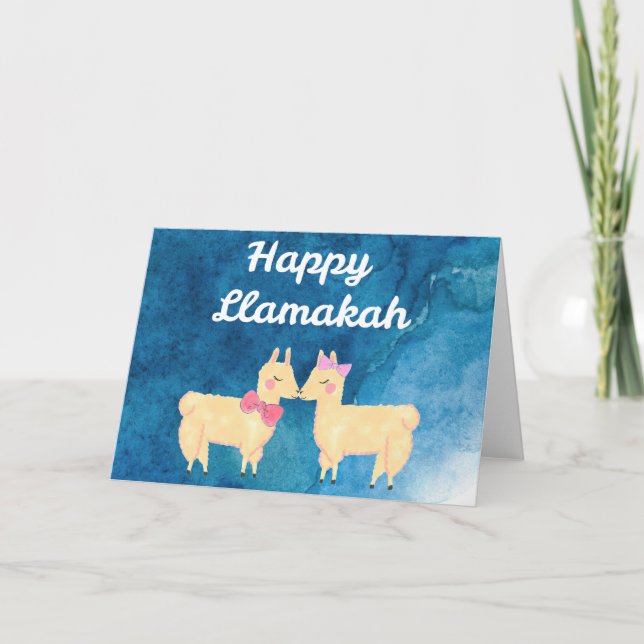 Carte Llamakah heureux (Devant)