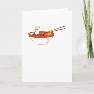 Carte Llamen Funny Llama Ramen Cadeau Pour Les Amateurs 