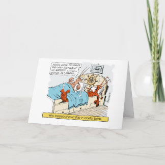 Carte Lobster lit obtenir bien rapide dessin animé