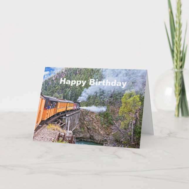 Carte Locomotive du chemin de fer de Durango & Silverton (Devant)