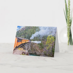 Carte Locomotive du chemin de fer Durango & Silverton su