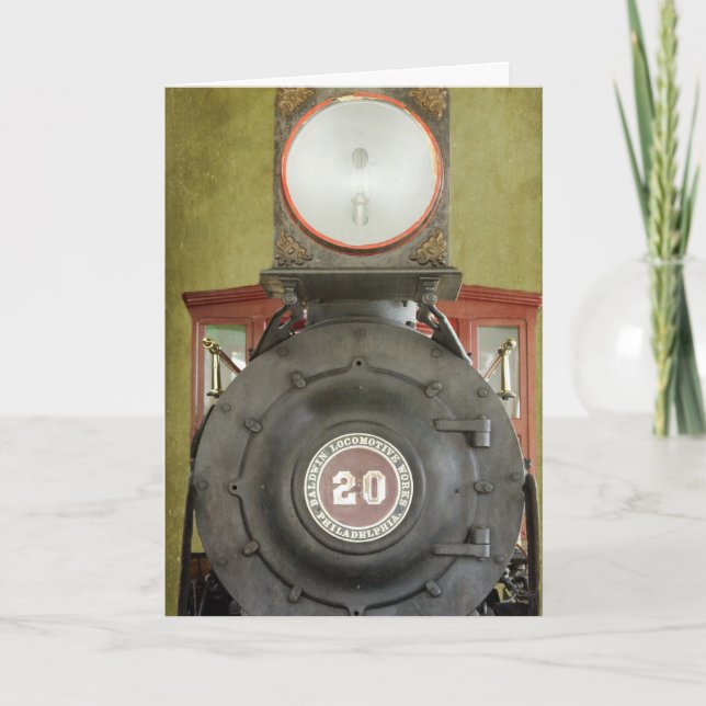 Carte Locomotive Works Anniversaire (Devant)