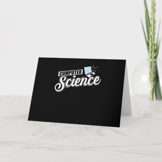 Carte Logiciel informatique de science informatique (Devant)