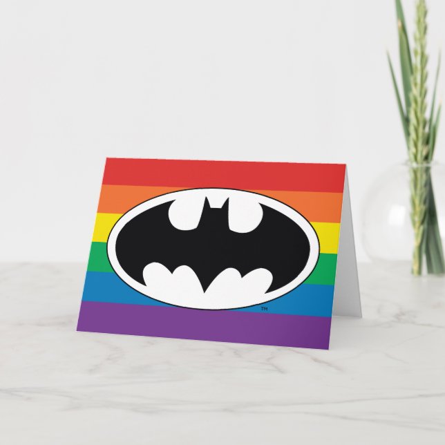 Carte Logo de Batman Rainbow (Devant)