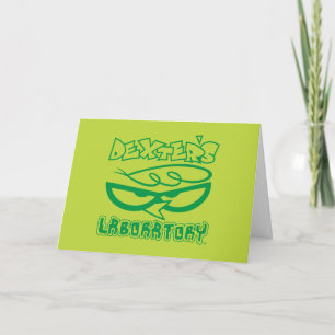 Carte Logo de la face de laboratoire de Dexter