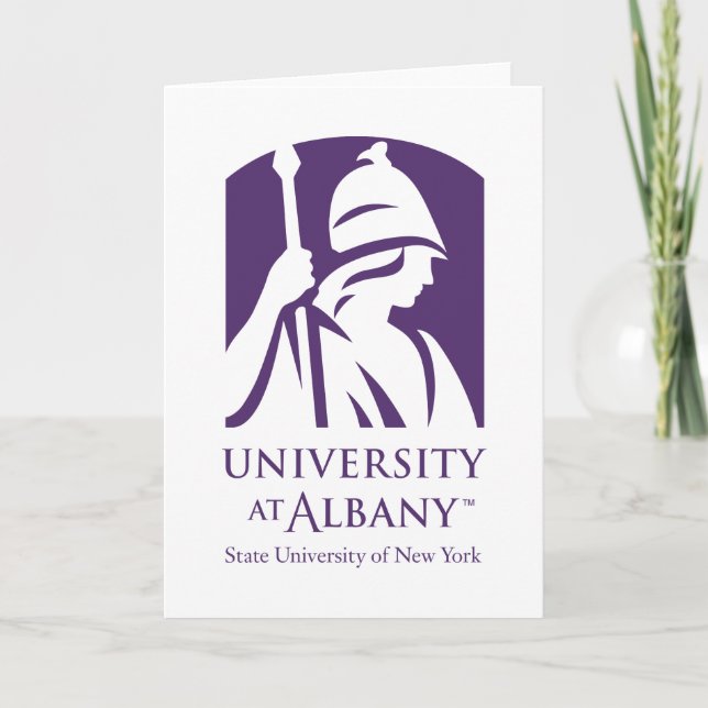 Carte Logo de l'Université d'Albany (Devant)