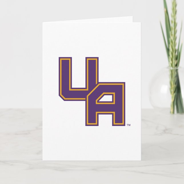 Carte Logo de l'Université d'Albany Initials (Devant)