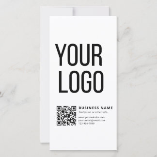 Carte Logo d'entreprise & Code QR modifiable