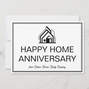 Carte Logo d'entreprise immobilière Marketing personnali