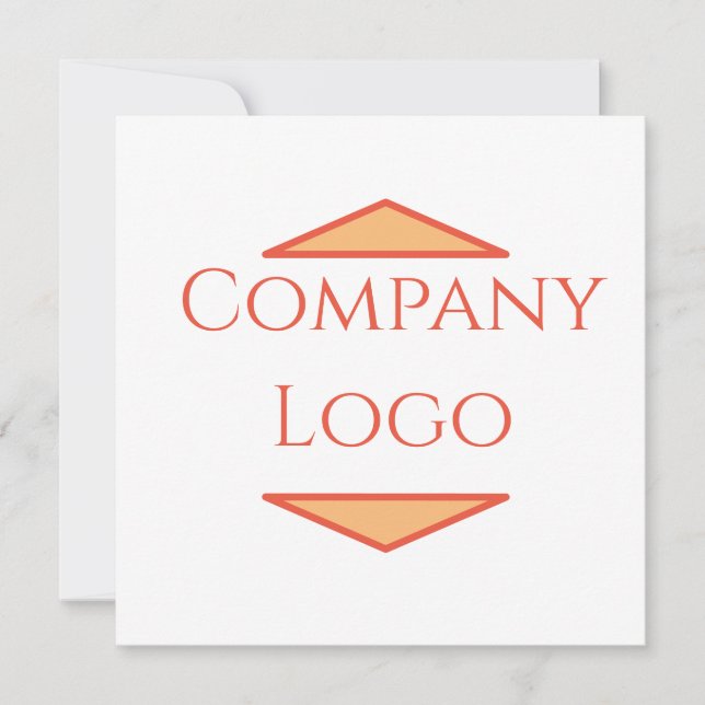 Carte Logo d'entreprise personnalisé (Devant)
