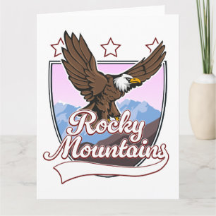 Carte logo des Montagnes Rocheuses