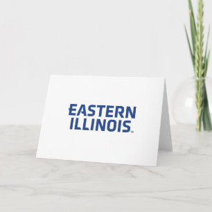 Carte Logo du mot-symbole de l'Université Eastern Illino