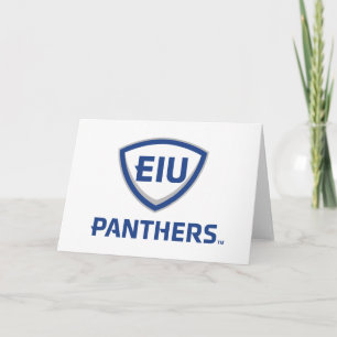 Carte Logo Eastern Illinois Panthers Shield & Wordmark
