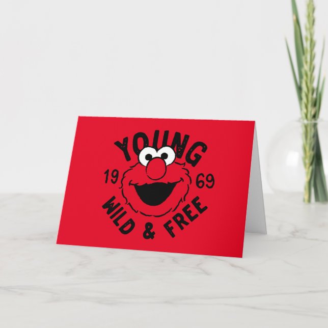 Carte Logo Elmo Skate - Young, Wild & Free 1969 (Devant)