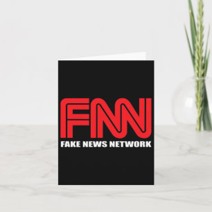 Carte Logo Fnn Fake News Network Funny Trump