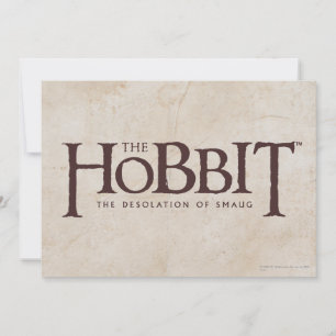Carte Logo Hobbit - foncé