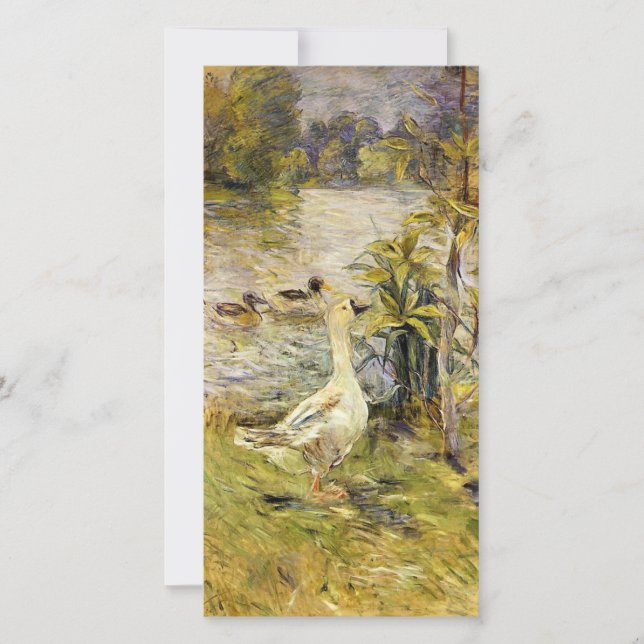 Carte L'Oie (par Berthe Morisot) (Devant)