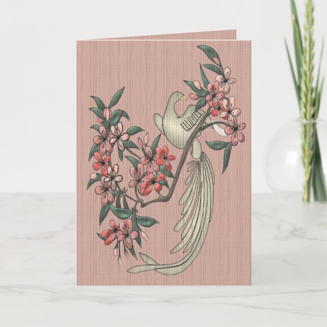 Carte L'oiseau chanteur (Devant)