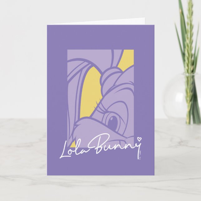 Carte Lola Portrait Autograph (Devant)
