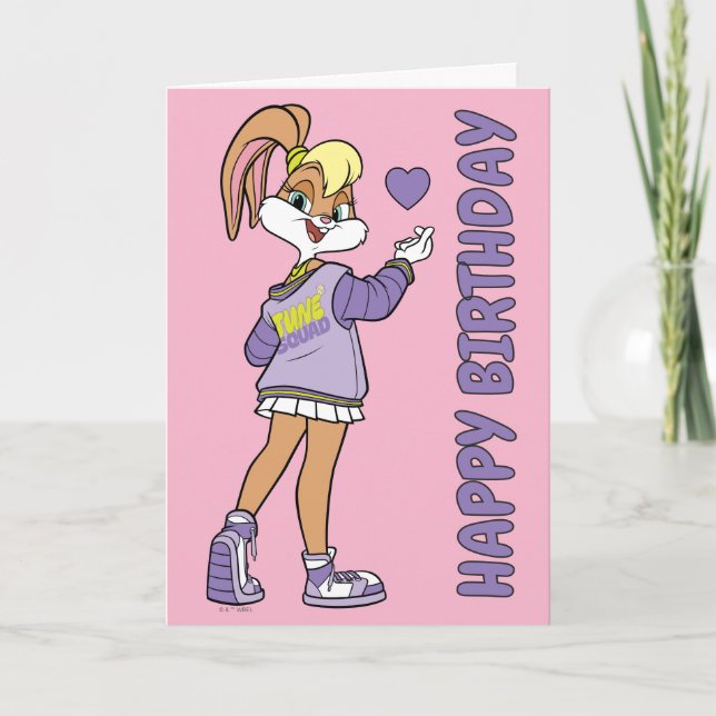 Carte Lola TUNE SQUAD™ Varsity Heart (Devant)