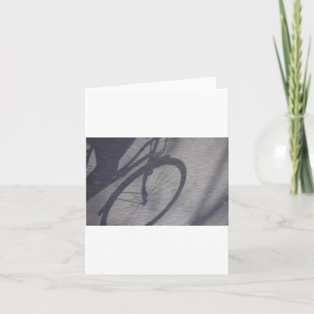 Carte L'ombre de la bicyclette Card (Devant)