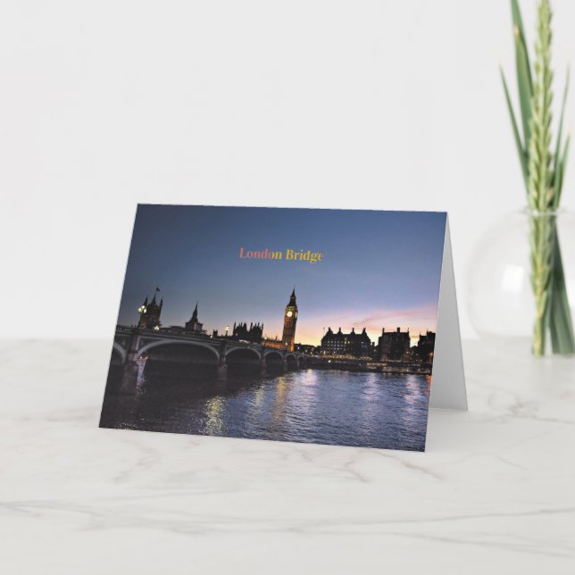 Carte London Bridge (Devant)