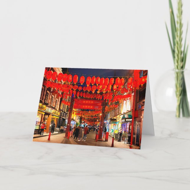 Carte Londres, Angleterre Chinatown #2 Card (Devant)
