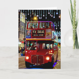 Carte Londres iconique - Noël 