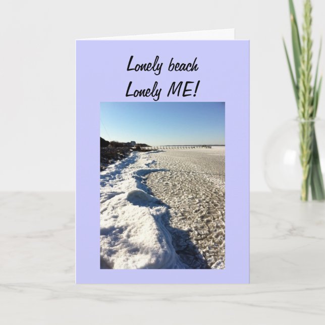 CARTE LONELLEMENT BEACH-LONLEY MOI! (Devant)