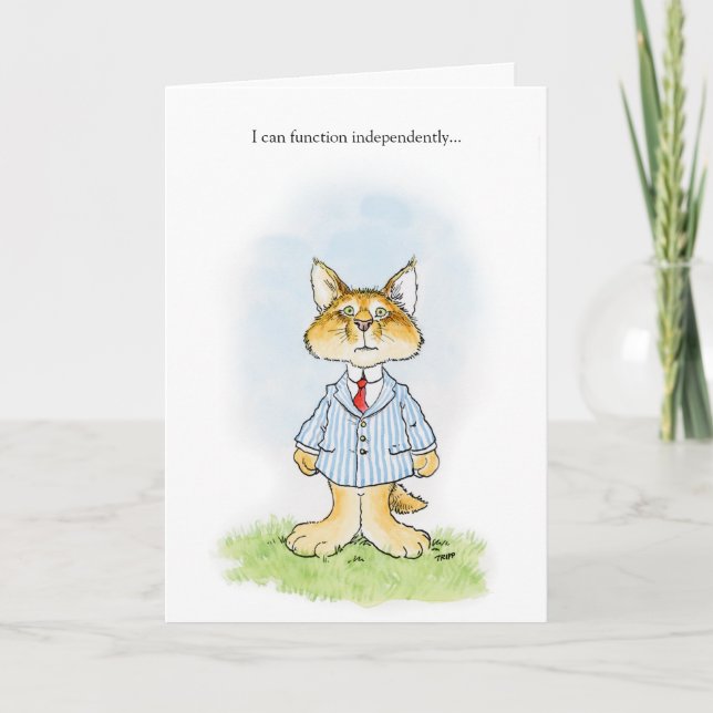 Carte Lonely Kitty (Devant)