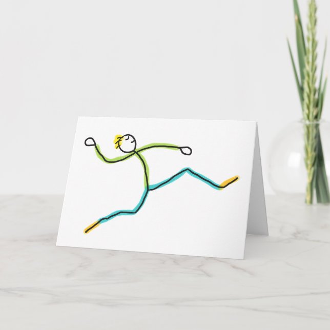 Carte Long Jump Stickman (Devant)