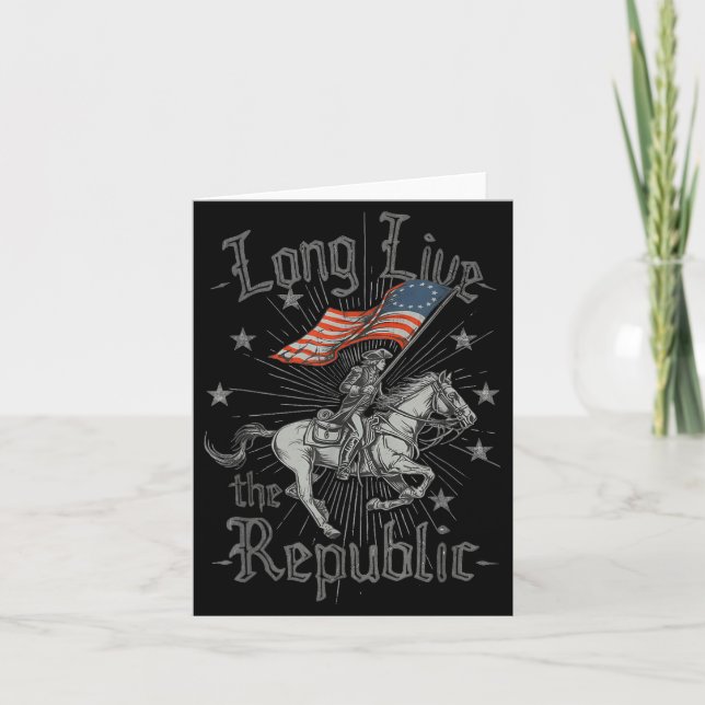 Carte Long Live The Republic Us  (Devant)