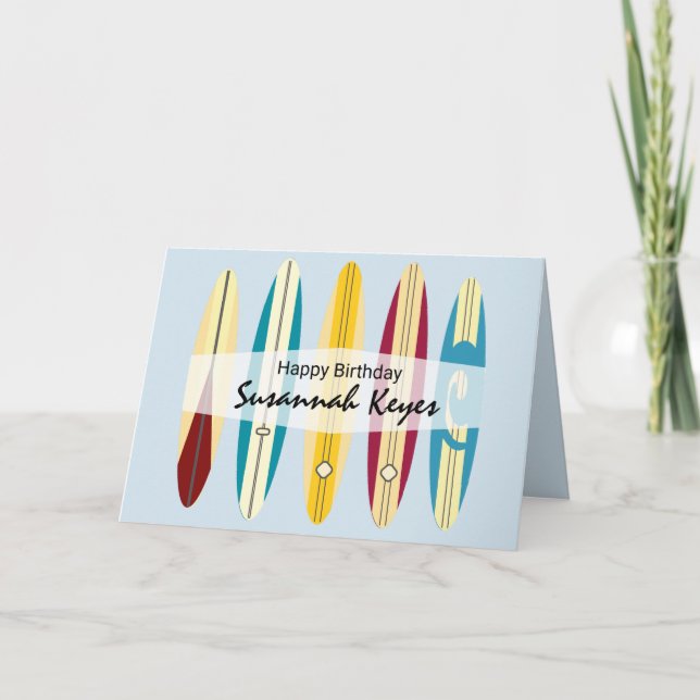 Carte Longboards Vintage (Devant)