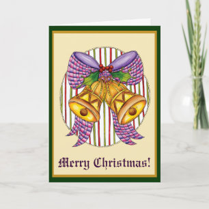 Carte longue Christmas Bells