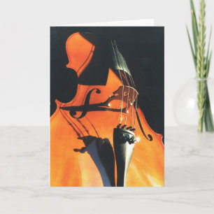 Carte Looming Cello greeting card