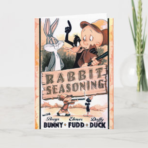 Carte LOONEY TUNES™ Assaisonnement de lapin