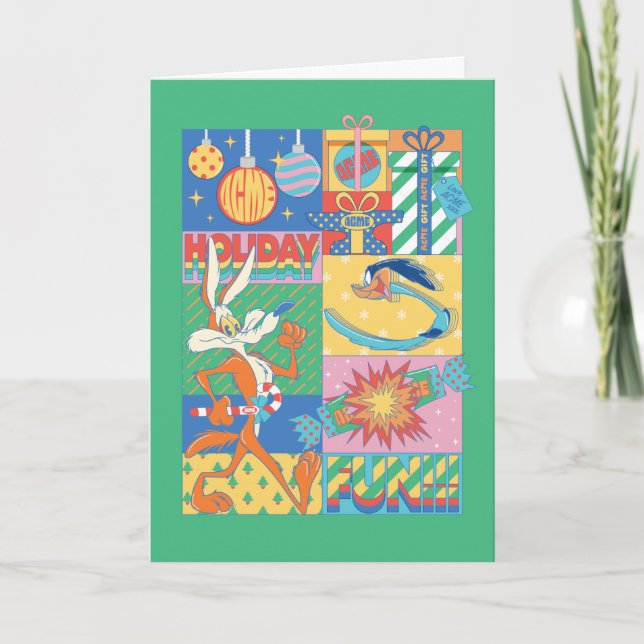 Carte LOONEY TUNES™ | Plaisir des Fêtes (Devant)