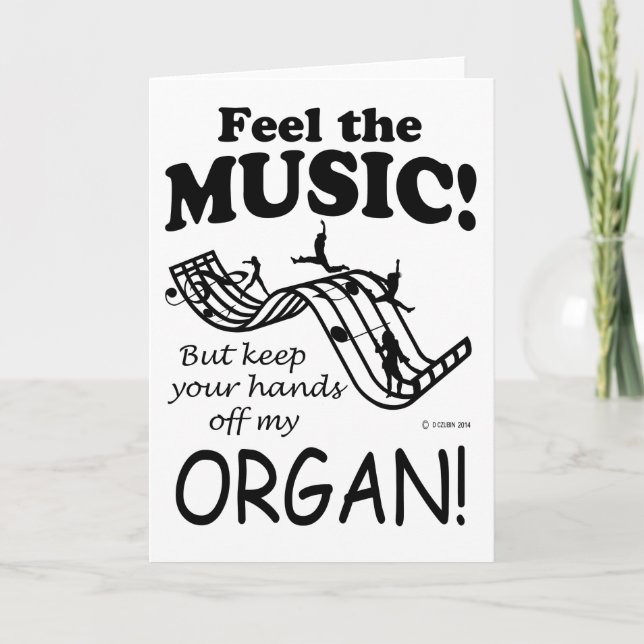 Carte L'Orgue Sent La Musique (Devant)